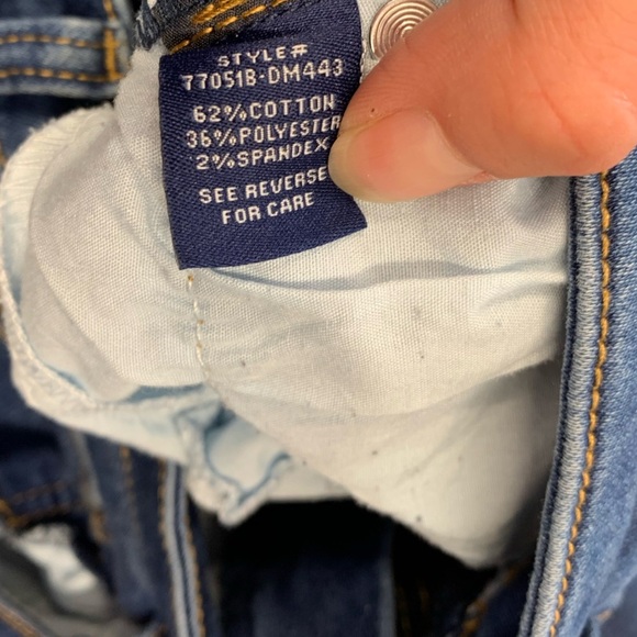 Angel Kiss EUC Dark Denim Highrise Ankle Skinny Jeans size 7 - Picture 6 of 7